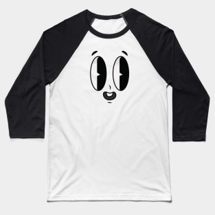 cute cartoon face Baseball T-Shirt